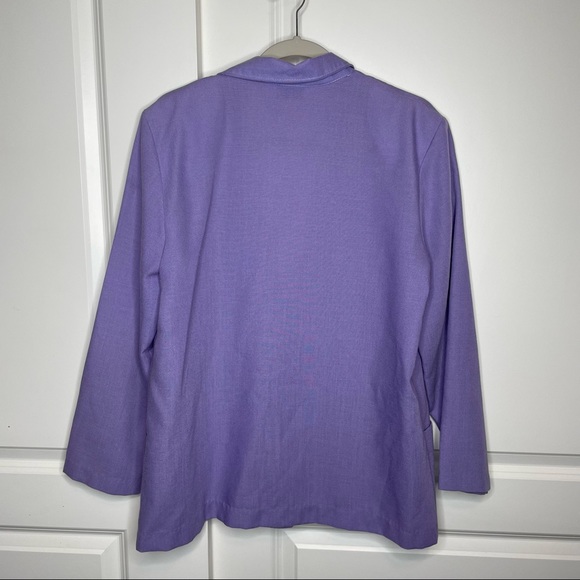 VINTAGE Two Twenty Collection USA Made Purple Jacket Size Medium - Picture 3 of 8